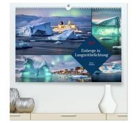 Eisberge in Langzeitbelichtung (hochwertiger Premium Wandkalender 2027 DIN A2 quer), Kunstdruck in Hochglanz: Ein Langzeitbelichtungs¿Motiv, das die majestätische Ruhe der Arktis sichtbar macht.