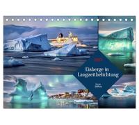 Eisberge in Langzeitbelichtung (Tischkalender 2027 DIN A5 quer), CALVENDO Monatskalender: Ein Langzeitbelichtungs¿Motiv, das die majestätische Ruhe der Arktis sichtbar macht.