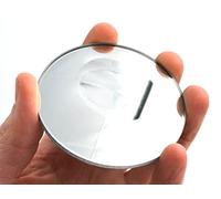 EISCO Espejo redondo de cristal convexo, 75 mm de diámetro, 200 mm de longitud focal, 2,8 mm de grosor aprox.