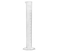 eisco Labs Cilindro graduado de polipropileno, base hexagonal, 250 ml