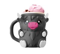 Eiscreme -Pint -Halter - Süße Highland Cow Ice Cream Pint Holder | Nicht -Slip -Basis Passt Zu CREAMM Lustiges Bierdose Ärme Ideal Für Dessertliebhaber, Küchenzähler Und Lachende Geschenke