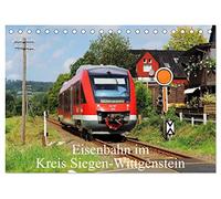 Eisenbahn im Kreis Siegen-Wittgenstein (Tischkalender 2026 DIN A5 quer), CALVENDO Monatskalender: Die Eisenbahn im Kreis Siegen-Wittgenstein präsentiert in 12 Bildern aus den 4 Jahreszeiten