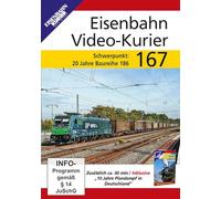 Eisenbahn Video-Kurier 167 - Schwerpunkt: 20 Jahre Baureihe 186 [Alemania] [DVD]
