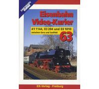 Eisenbahn Video-Kurier 63 - 41 1144, 03 204 und 03 1010 zwischen Gera und Saalfeld [Alemania] [DVD]