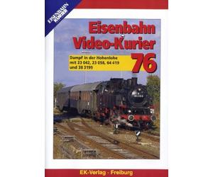 Eisenbahn Video-Kurier 76 - Dampf in der Hohenlohe mit 23 042, 23 058, 64 419 und 38 3199 [Alemania] [DVD]