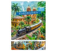 Eisenbahnen - Miniaturbahnen zwischen Fantasie und Fernweh (Wandkalender 2027 DI