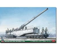 Eisenbahngeschutz Leopold, Wintertarnung 1:72 Plástico Modelo Kit Hasegawa