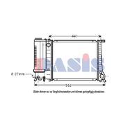 EISENFELS Refrigerador De Agua Radiador Motor Para BMW 3 Cabriolet E30 318i 316i