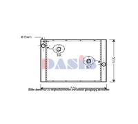 EISENFELS Wasserkühler Para BMW 5er E60 E61 E63 E64 630i 523i 525i