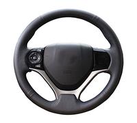 eiseng DIY Genuine volante cubierta Wrap para Honda Civic 2012 2013 2014 2015 do it your self