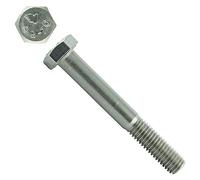 Eisenwaren2000 | Tornillos hexagonales M12 x 140 mm con vástago (10 unidades) - DIN 931 - ISO 4014 - Tornillos de máquina con rosca parcial - Tornillos roscados - Acero inoxidable A2 V2A - inoxidable