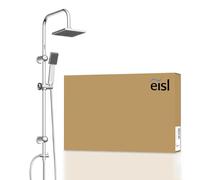 EISL Easy Energy DX12004-A Conjunto de ducha sin grifo, conjunto 2 en 1, ducha mural grande (170 x 170 mm) y teleducha, rociador sin grifo, kit de instalación completo, cromo
