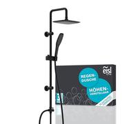 EISL Easy Fresh DX12006BL-A - Juego de ducha sin grifo (250 x 250 mm, sistema de ducha sin grifería 2 en 1, con ducha de lluvia grande (250 x 250 mm) y ducha de mano sin grifo para reequipar