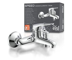 EISL NI023SCR Mezclador de bañera, grifo mezclador para bañera, mezclador monomando para baño, cromo