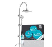 EISL Sommerregen DX1005CS-A Conjunto de ducha sin grifo, conjunto 2 en 1, ducha grande y teleducha, ducha sin grifo, kit de instalación completo, cromo