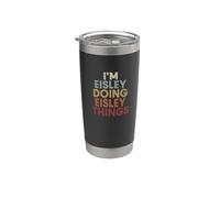 Eisley Name Eisley Personalized Name First Given Vaso térmico de acero inoxidable de doble pared
