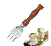 Eispickel Mit Drei Zinken | Robustes Küchen- Und Barwerkzeug Zum Eiszerkleinern | Ideal Für Cocktails, Barkeeper, Zuhause, Restaurante Oder Professionelle Küche - Schnitzhilfe Und -Crusher In Einem
