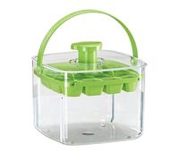 Eiswürfelform - Wiederverwendbare Pressschale mit Behälter und Deckel,Eisformen für Whisky - zum Kühlen von erfrischenden Getränken, Cocktails, Säften, Limonaden, Trinkwasser und für Partys