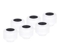 Eiszapfen PRO 13mm HardTube Conector roscado G1/4 - Blanco, Conexión blanco/Negro