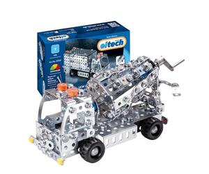Eitech C282 - Camión hormigonera, 340 componentes, Juguete para Camiones de construcción, Aprox. 20,5 cm, Juguete de construcción para niños a Partir de 8 años