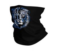 EIUIIOXU Polaina de cuello personalizada No nos gustan los espíritus del león para hombre y mujer, protección facial UV, bandana de invierno, bufanda para senderismo