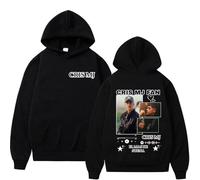 EIUIIOXU Sudadera con Capucha de la Gira del álbum de Fans de Cris Michael Jackson, Ropa de Hombre, Estilo Vintage de los 90, Sudaderas clásicas de Hip Hop, Sudaderas Oversize