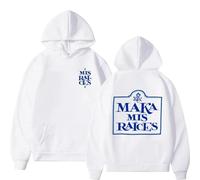 EIUIIOXU Sudaderas con Capucha de la Nueva Gira Mis Raíces 2025" de la rapera Maka. Ropa de Moda Hip Hop. Sudadera Informal Oversize.