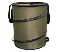 Eivdru Bolsa para residuos de jardín, bolsas de jardinería, plegable para residuos de jardín, bolsas para hojas autoportantes con tapa, recoge hierba cortada, hojas