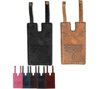 Eivdru Cartera Western Boot con correa a presión para mujer, a la moda, hecha a mano, de cuero, tarjetero, para llevar todas las carteras pequeñas, a, One Size, Clásico