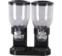 Eivdru Dispensador De Cereales Triple Contenedores De Cereales Contenedor De Almacenamiento De Cornflakes Dispensador De Contenedores Cereales Con 2 Contenedores Desayuno Herramientas De Cocina