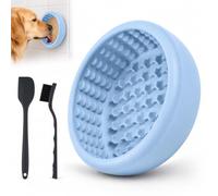 EIVINJE - Cuenco para lamer perros y gatos, silicona sin BPA, antideslizante, comedero lento para aliviar la ansiedad, enriquecimiento y distracción, apto para lavavajillas