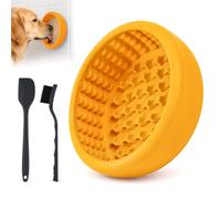 EIVINJE - Cuenco para lamer perros y gatos, silicona sin BPA, antideslizante, comedero lento para aliviar la ansiedad, enriquecimiento y distracción, apto para lavavajillas