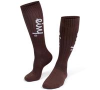 Eivy Calcetines de lana de costilla para mujer, chocolate, 38-40