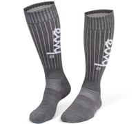 Eivy Calcetines de lana de costilla para mujer, Gris, 38-40