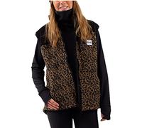 Eivy, Lumberjackie Sherpa Vest, Chaleco de forro polar, leopardo, S, Mujer