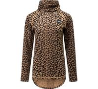 Eivy - Ropa interior térmica mujer - Icecold Merino Wool Top Leopard para Mujer de Lana - Talla XS - Marrón Marrón XS