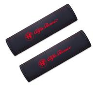 EIWXEFQT 2 Piezas Protector Cinturón de Seguridad Almohadillas para Alfa Romeo, Cinturon Coche, algodón Supersuave Funda Cinturon Coche