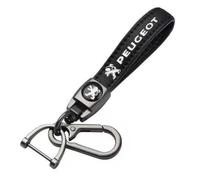 EIWXEFQT Porta Chaves Coche, para Peugeot 407 Coupe Giratorio de 360° Llaveros de automoción para Hombres y Mujeres,S