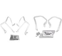 Eixovhira Defensas de moto Para R1250RT R1250 RT 2018-2024 Motocicleta Carretera para Protector de motor Alforja lateral Barras protección(Silver Full Set)