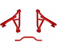 Eixovhira Defensas de moto Protectores de motor para Benelli, TNT 150 y TNT150i, para motocicletas carretera, protección, parachoques(Rojo)