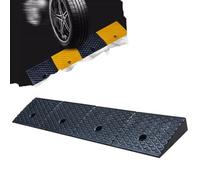 EIYAVVIDV Rampas De Umbral Alto 1-8cm, Rampas De Acera Portátiles, Rampas De Entrada De Coche, Para Silla De Ruedas, Scooter, Moto, Perro, Puerta(Black,100x8x2cm)