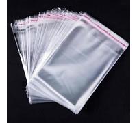 EIYVPRA 200pcs Bolsas de Celofán Transparentes Plastico Bolsas de Celofan Autoadhesivas Bolsas Plastico OPP con Adhesivo para Regalos Caramelo Galletas de Boda Bocadillos Chocolates(10 * 12+3cm)