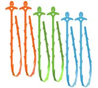 EIYVPRA Herramienta desatascadora de fregaderos, 6 Pack 20 Pulgadas Desatascador Tuberias, Plástico Hair Snake, Cocina, Fregadero, Convenient Hair Drain Clog Remover
