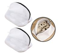 EIYVPRA Red Lavar Zapatillas 2 Piezas, bolsa lavadora zapatillas, Saco Lavadora Zapatos, Malla Lavadora Zapatillas, Bolsas Lavadora Zapatillas Protege los Zapatos e los Daños, Malla Lavar Zapatillas