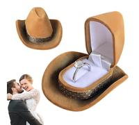 EIYVUAL Joyero para Anillos, 1 Stück Caja de Joyería de Terciopelo para Anillos para Boda Propuesta Compromiso, Caja Anillo de Almacenamiento de Anillos para Collares Pendientes