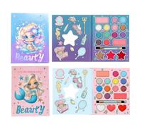 EIYVUAL Kit de Maquillaje Niñas, 1 Stück 18 Colores Set de Maquillaje para Niña, Estuche de maquillaje para niñas, Set De Maquillaje Infantil Y Lavable, Set De Maquillaje De Princesas para NiñAs DIY