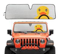 EJDRFN Parasol para Parabrisas, Protector térmico para Jeep, Compatible con Jeep Wrangler TJ JK JL y Gladiator JT 2/4 Puertas, 1 Unidad