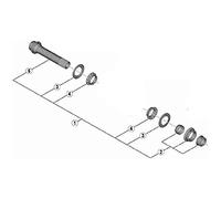 Eje Buje Completo - WH-R9170-C40-TU-F12