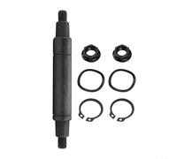 Eje central de bicicleta estática para cadena de rodamiento de pedal, integración de rueda de disco en modelos estándar de ciclismo interior y bicicleta de fitness (20 mm)