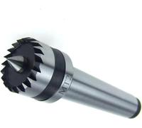 Eje central para máquinas de carpintería, torno multidientes para carpintería, eje central MT1or MT2, para torno de madera y metal, dedal de carpintería (MT2)